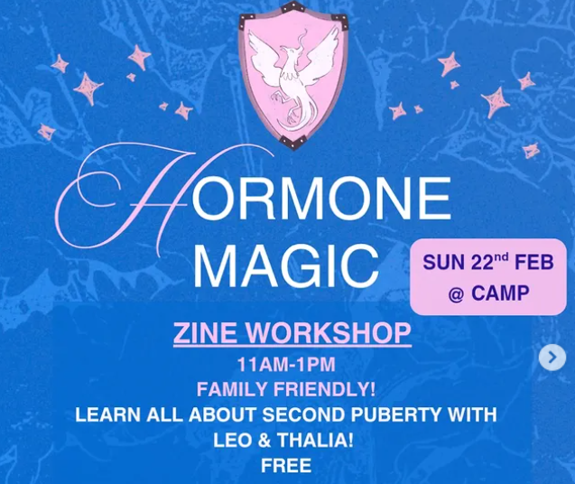ZINE WORKSHOP: Hormone Magic