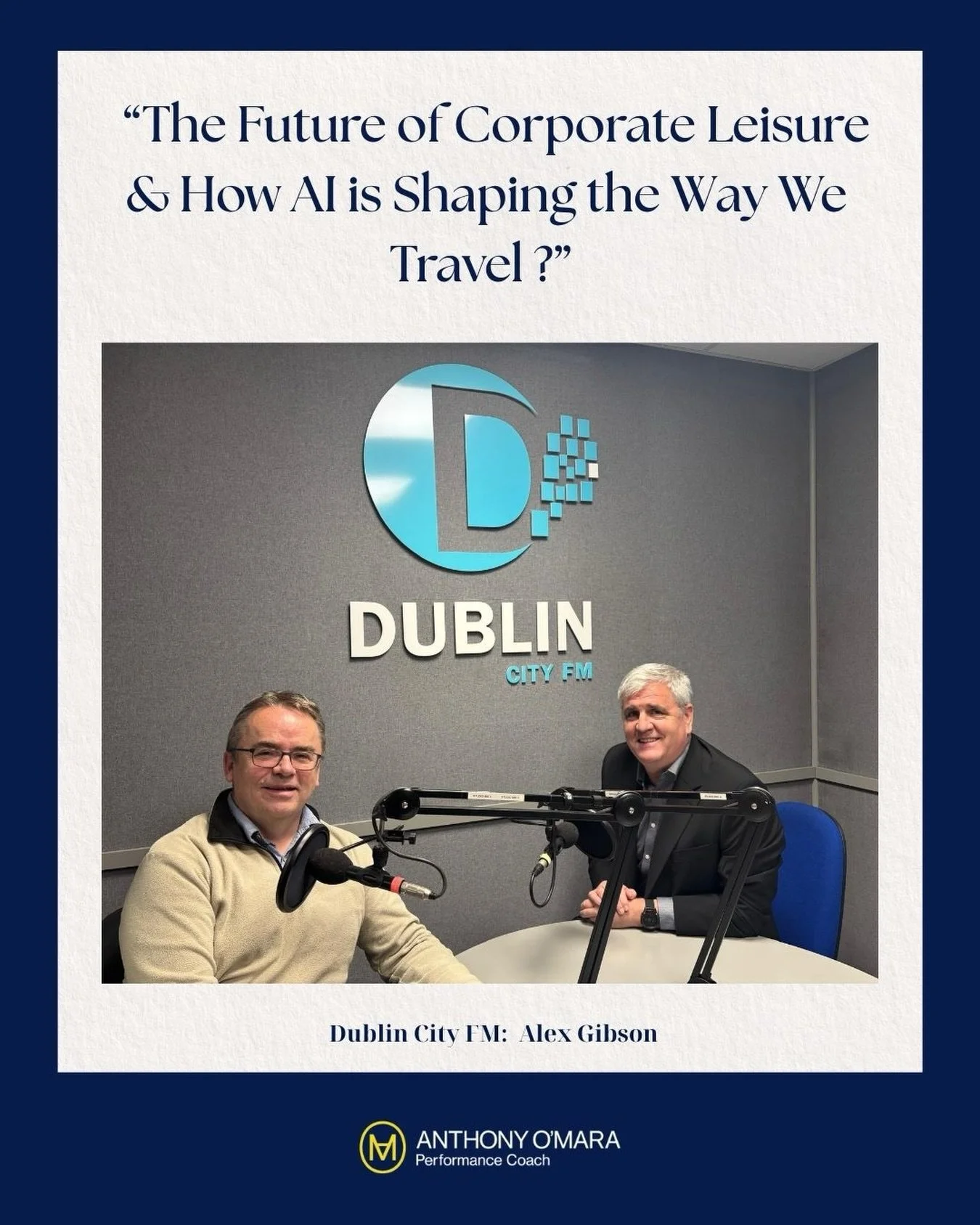 Last month, I had the pleasure of talking on @dublincityfm with Alex Gibson.

It was great to discuss my involvement at @froschireland Ireland, as Consultant Managing Director. One of&nbsp;Ireland&rsquo;s leading corporate&nbsp;and luxury leisure age
