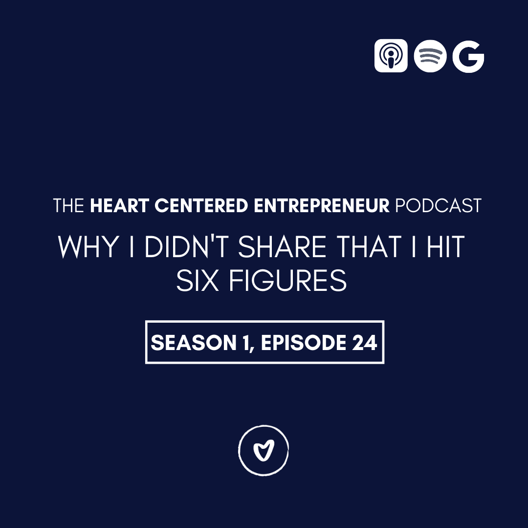 Why I Didn't Share That I Hit 6 Figures