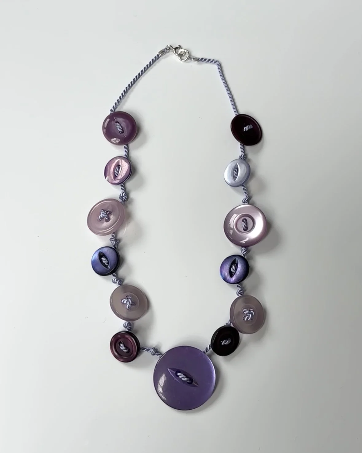 Button Choker Purple Mix — Freya Mckee
