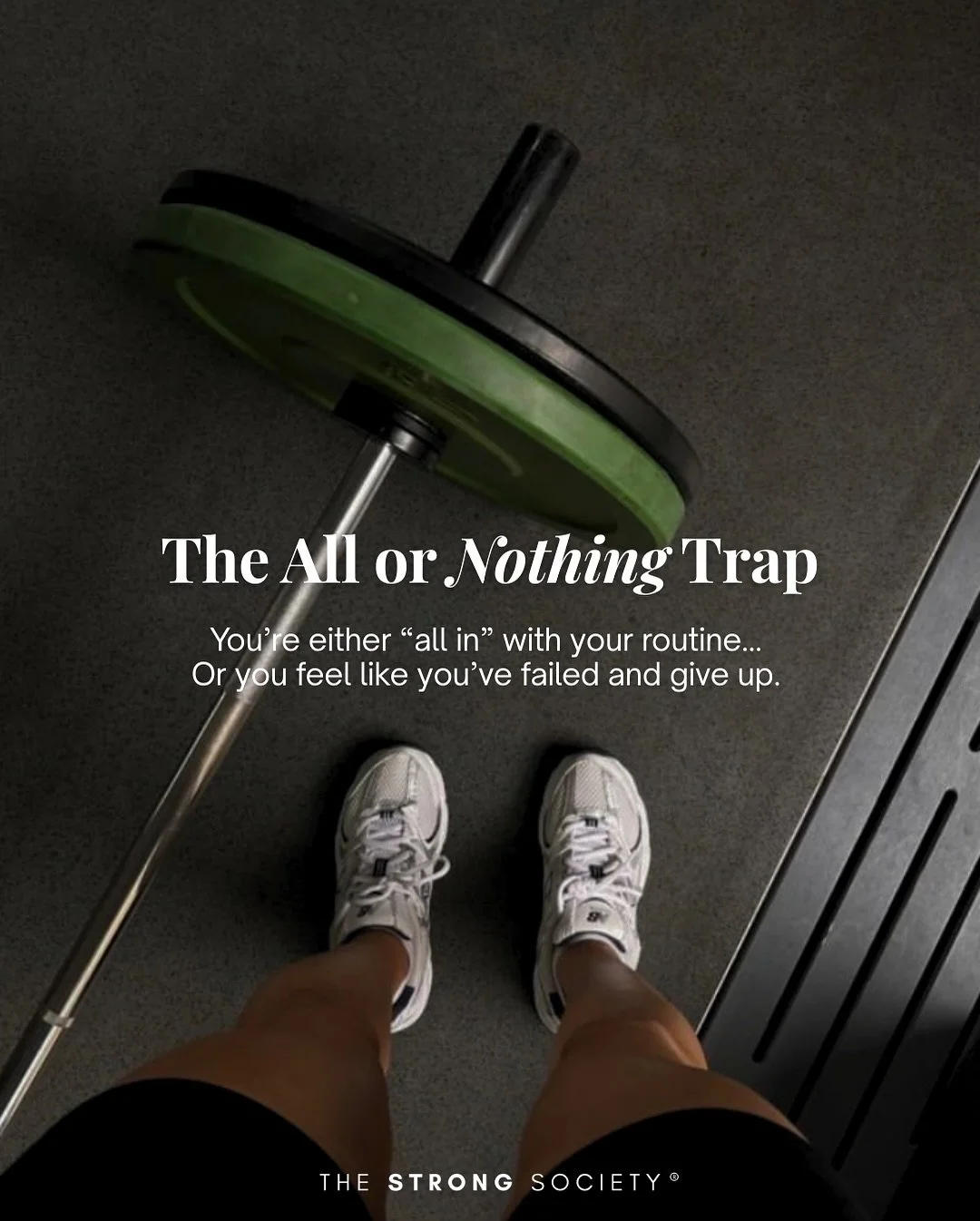 Progress isn&rsquo;t about being perfect, it&rsquo;s about being consistent! 
 The all-or-nothing mentality keeps you stuck in a cycle of starting over. When you shift to &ldquo;always something,&rdquo; you build real momentum&mdash;one small step at