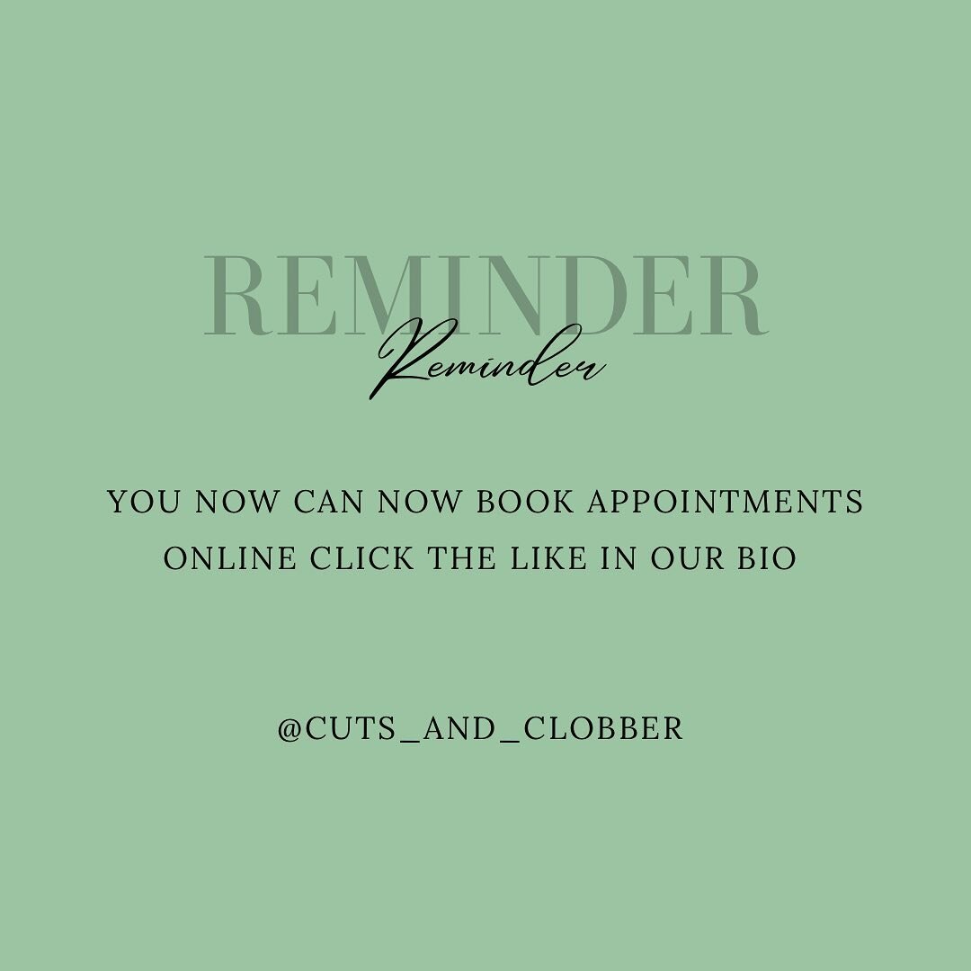 You can now book appointments online via the link in our bio⭐️ please book the appointment under your child&rsquo;s name ⭐️