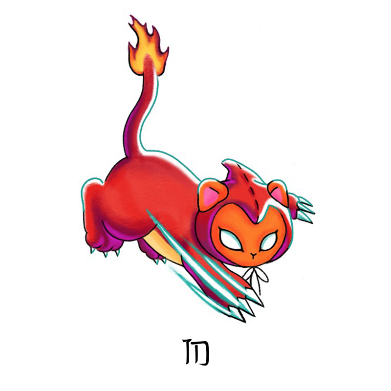 Pokemon Charmeleon Cat