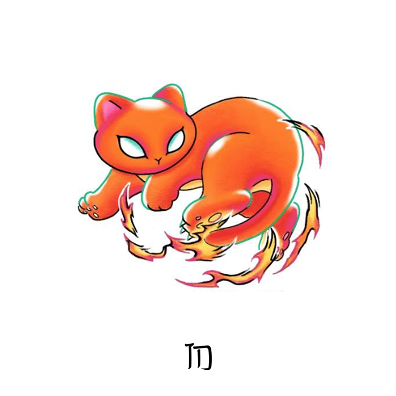 Pokemon Charmander Tail Whip Cat
