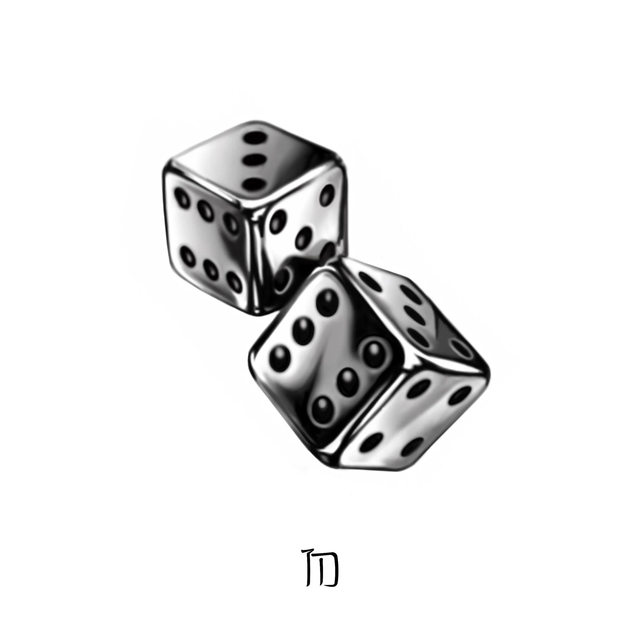 Chrome Lucky Dice
