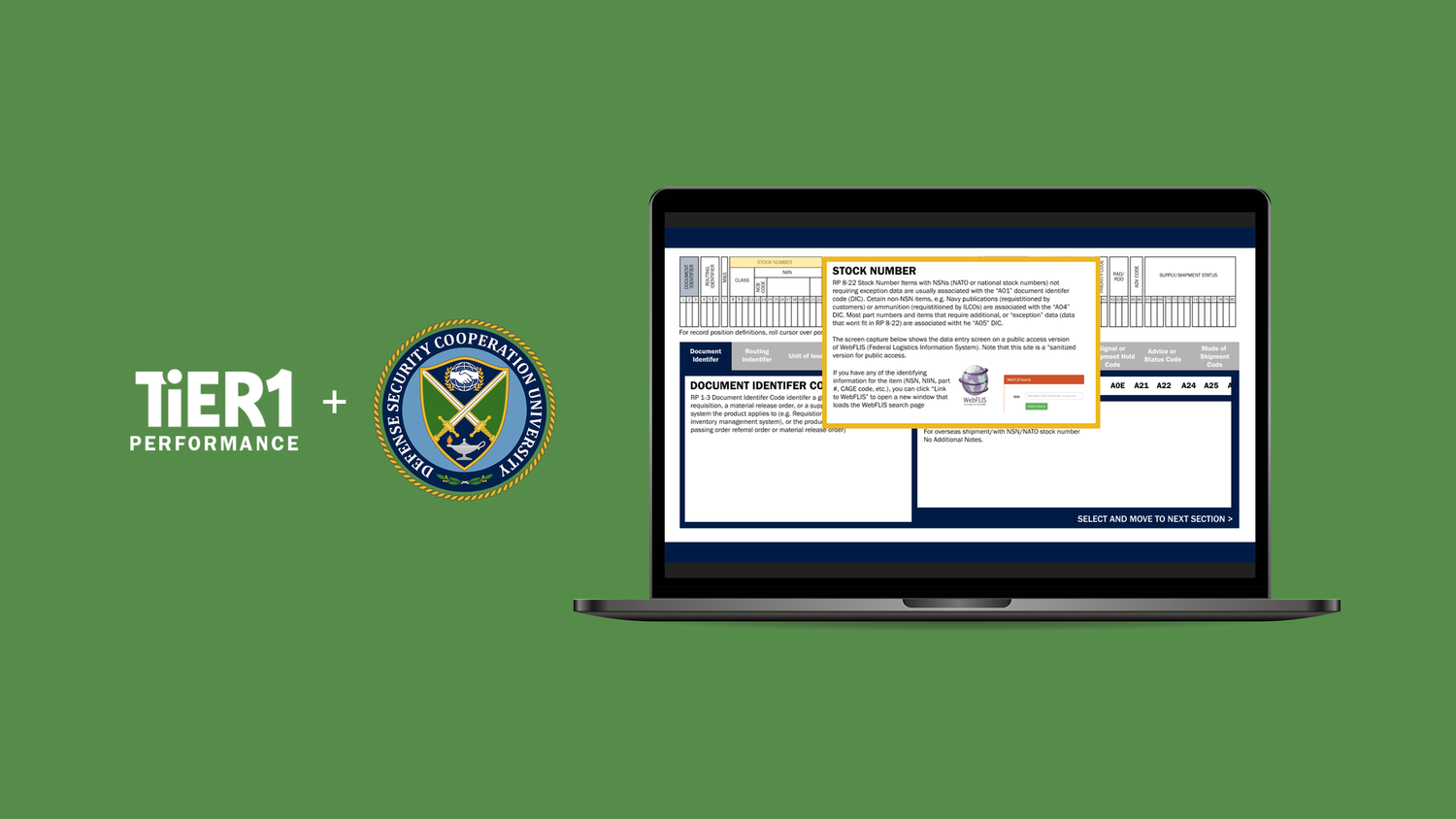 Milstrip DSCU MILSTRIP LEARNING TOOL — TAYLOR HSU-KING
