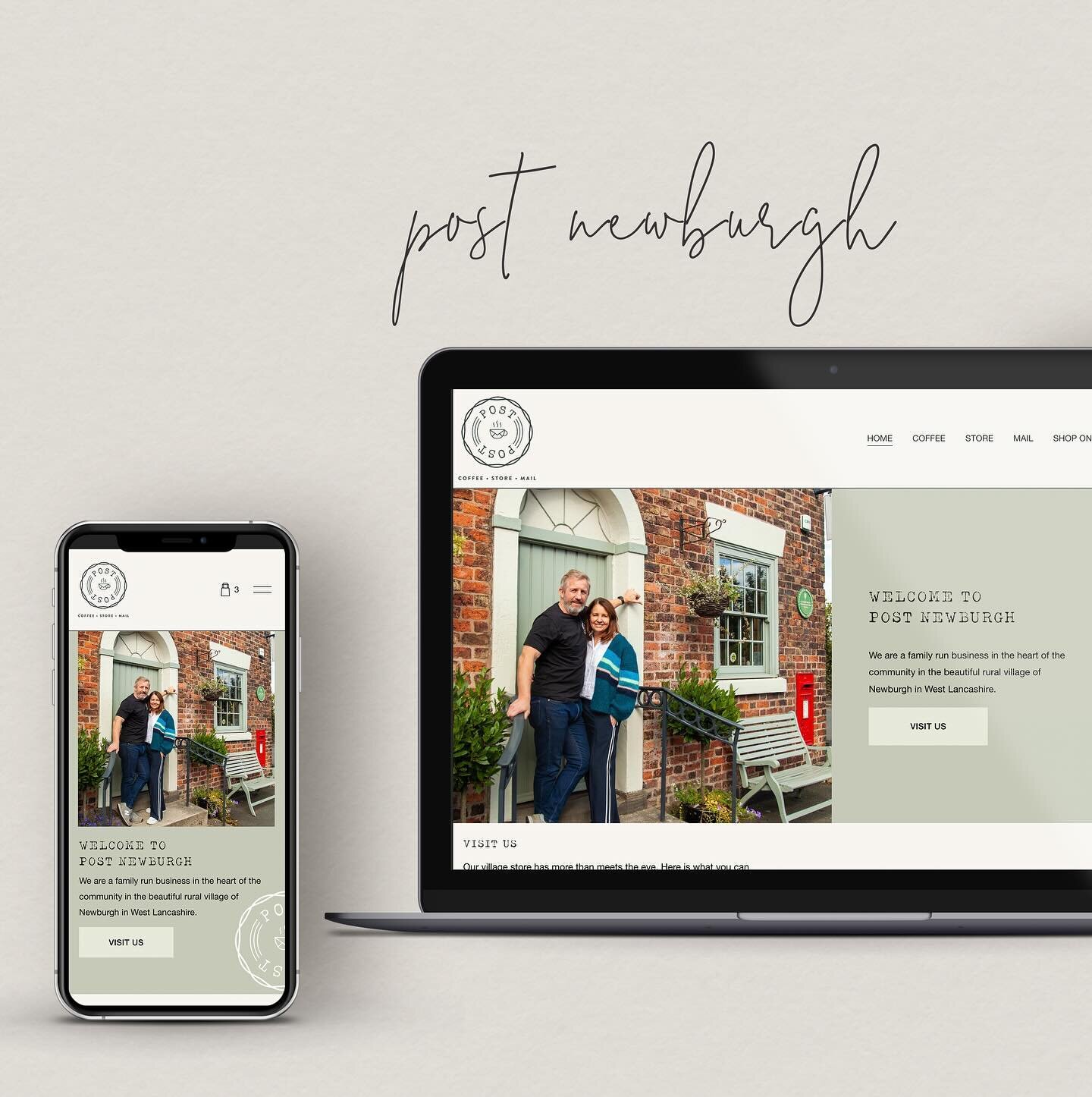 A new website launch for the wonderful @postnewburgh 

This was such lovely site to work on and a real joy to work with the business owner, Gaynor, who has put so much hard work in to pull it all together. 🤍

Take a look at this gorgeous small busin