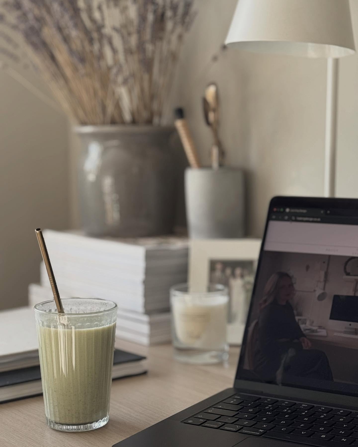Sunshine, iced matcha and a very beautiful website redesign on my desk are making me happy today.