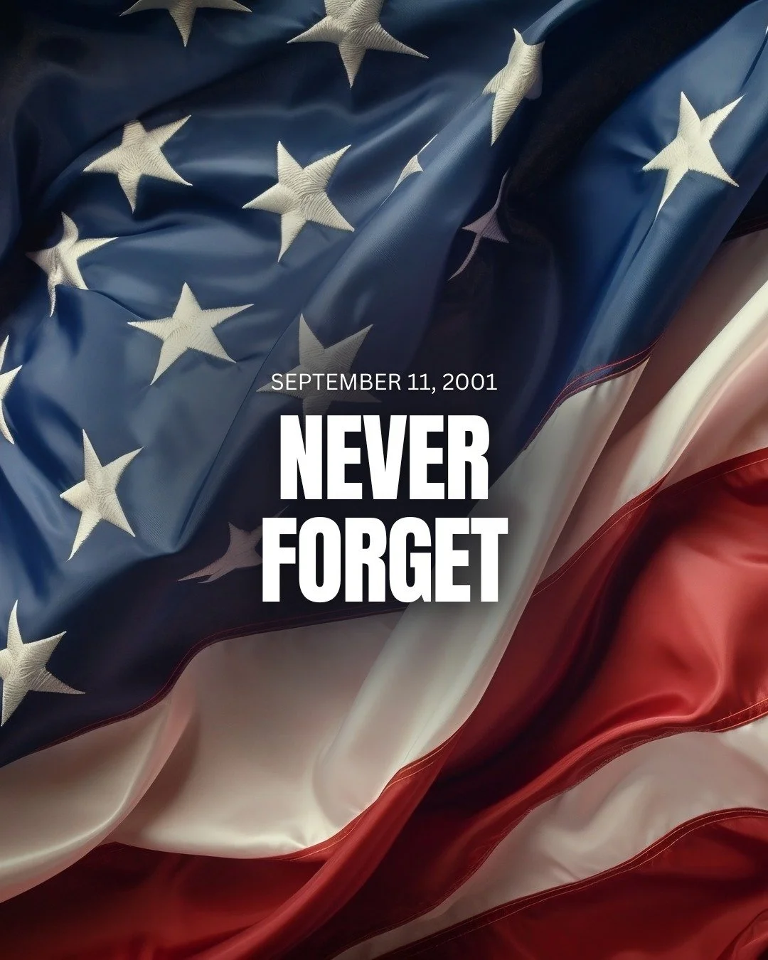 Today we pause to remember the lives lost on September 11, 2001, and the courage and sacrifice of those who responded. We will never forget 🇺🇸