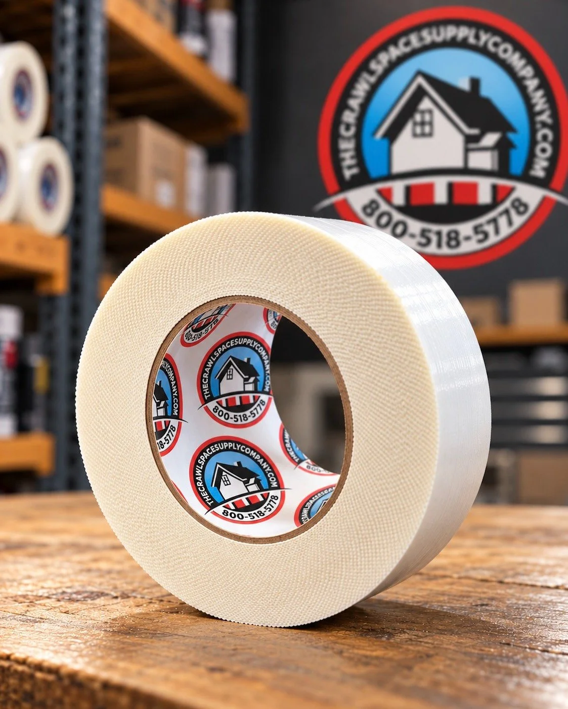 A strong crawl space encapsulation starts with properly sealed seams! Our Premium Seam Tape helps contractors secure vapor barrier seams for a clean, professional installation.