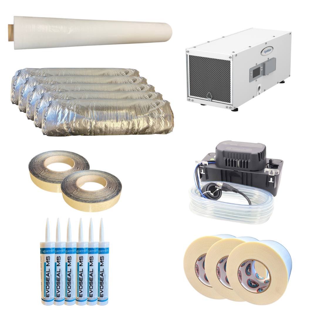 Crawlspace Encapsulation Kits Insulated Non Insulated Kits For crawlspace-encapsulation-kits-insulated-non-insulated-kits-for