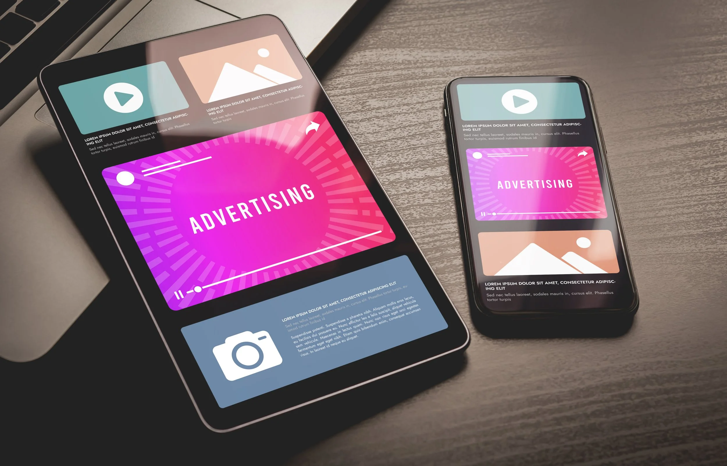 Bild som illustrerar digital annonsering