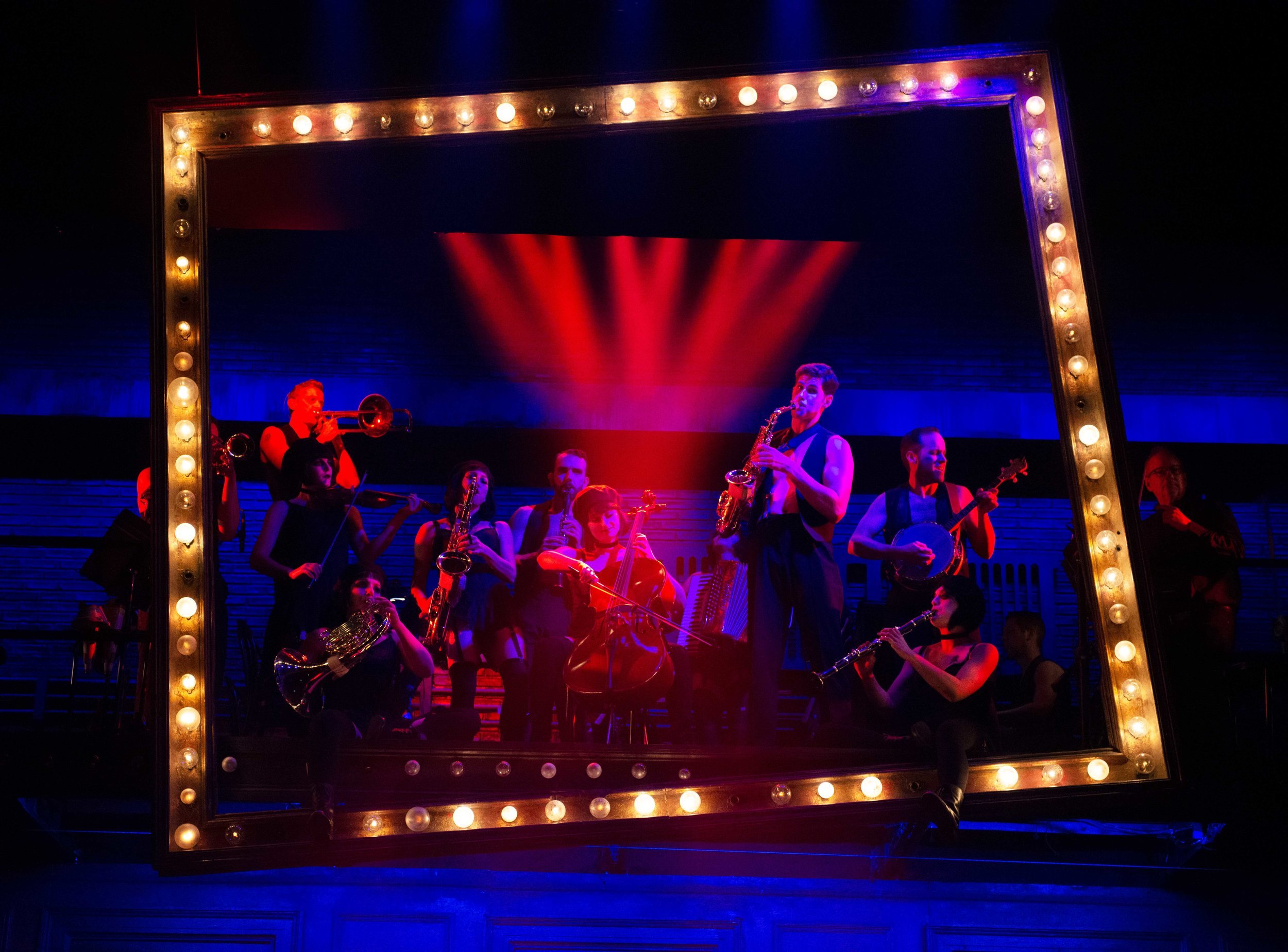  The cast of Cabaret at the Ogunquit Playhouse (2019) Photo by Gary Ng 