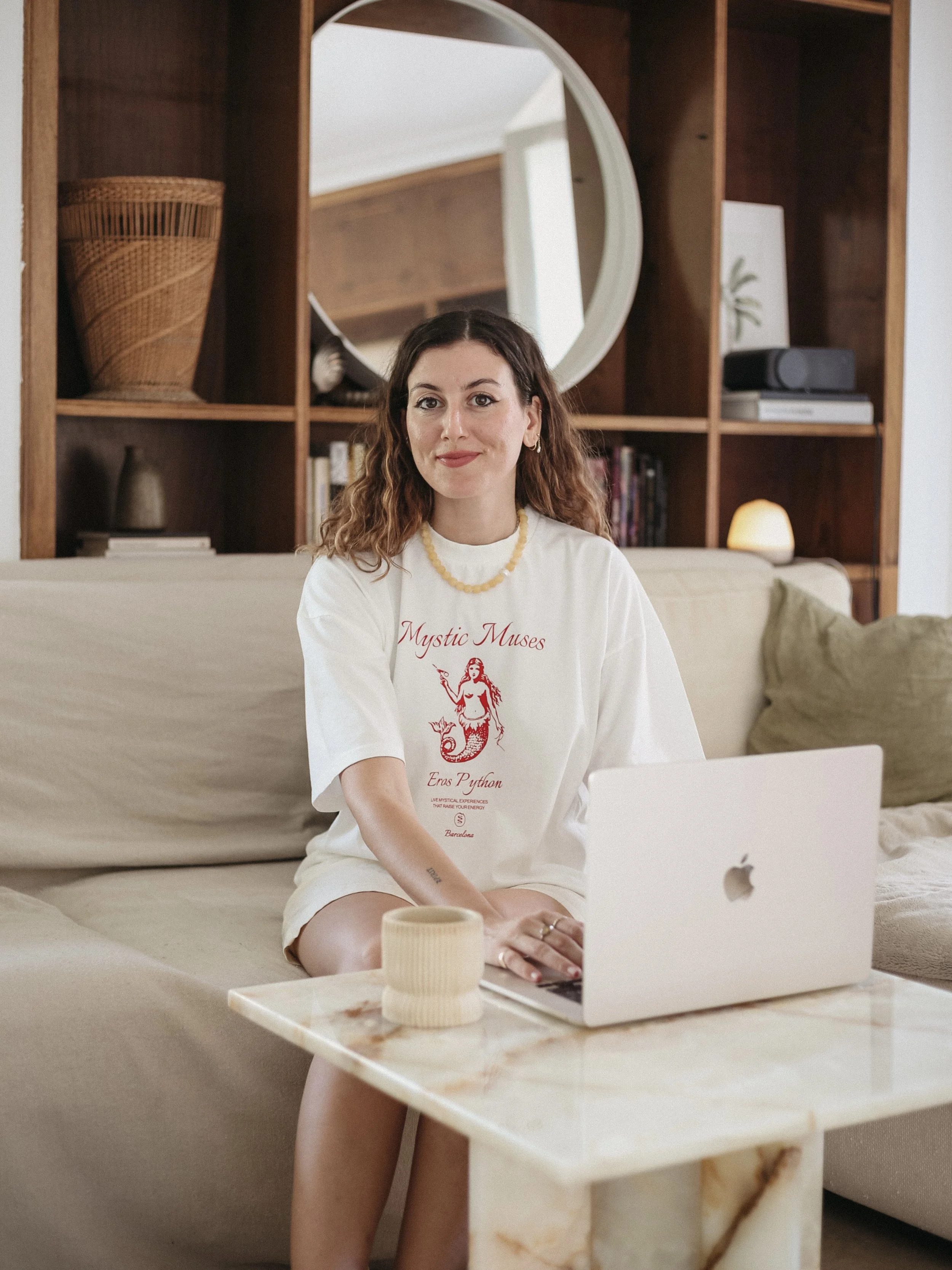 elena wearing mystic muses tee organic cotton barcelona eros python.jpg
