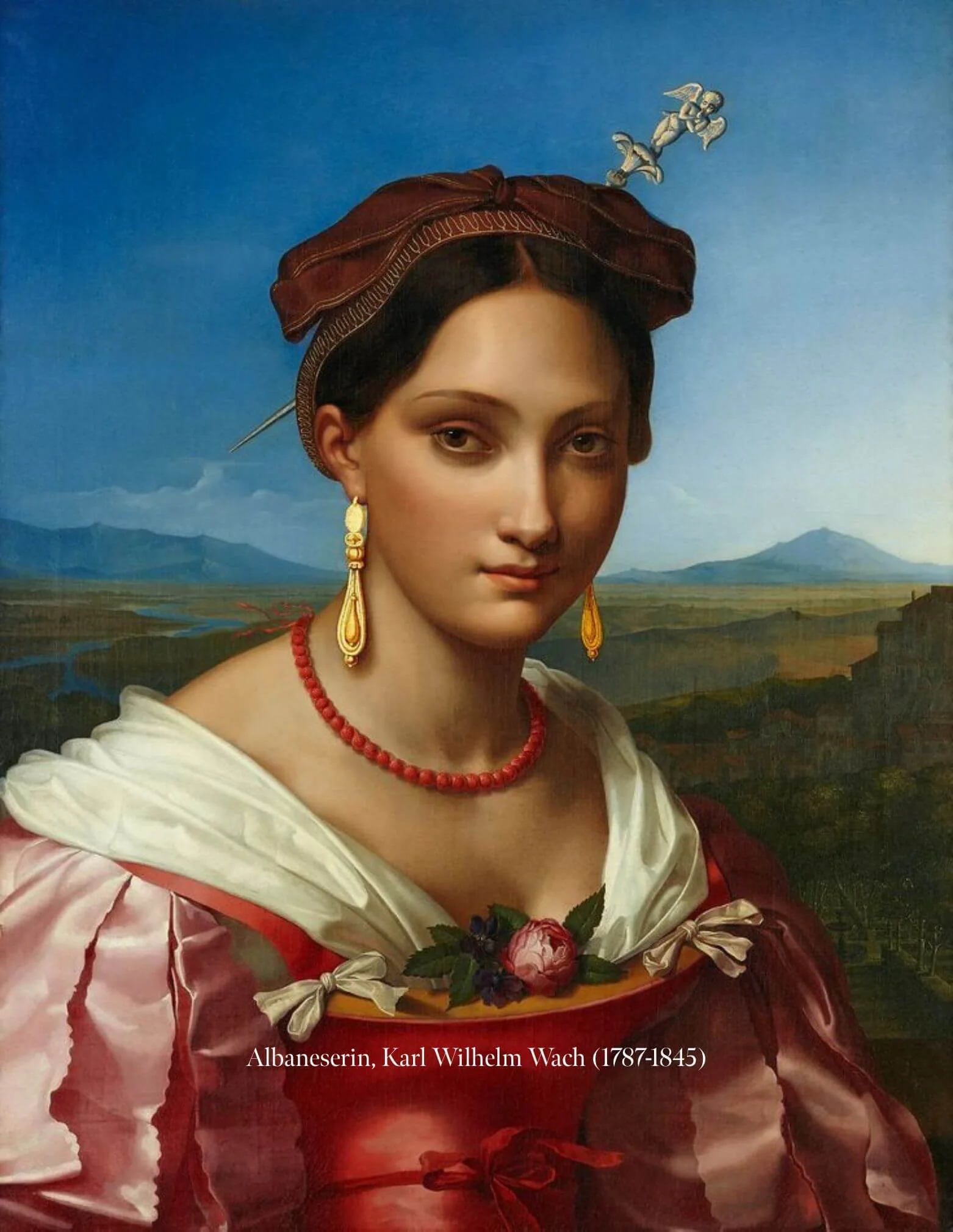 Albaneserin, Karl Wilhelm Wach (1787-1845) erospython .jpg