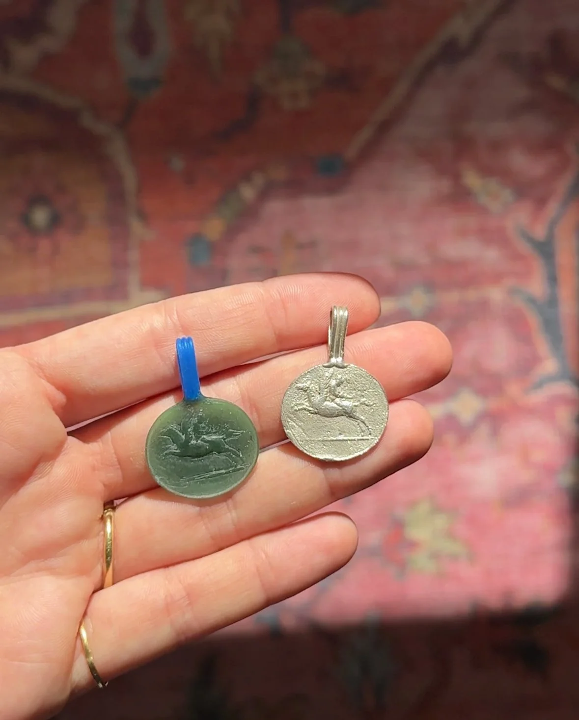 pegaso amuleto eros python lost wax.jpg