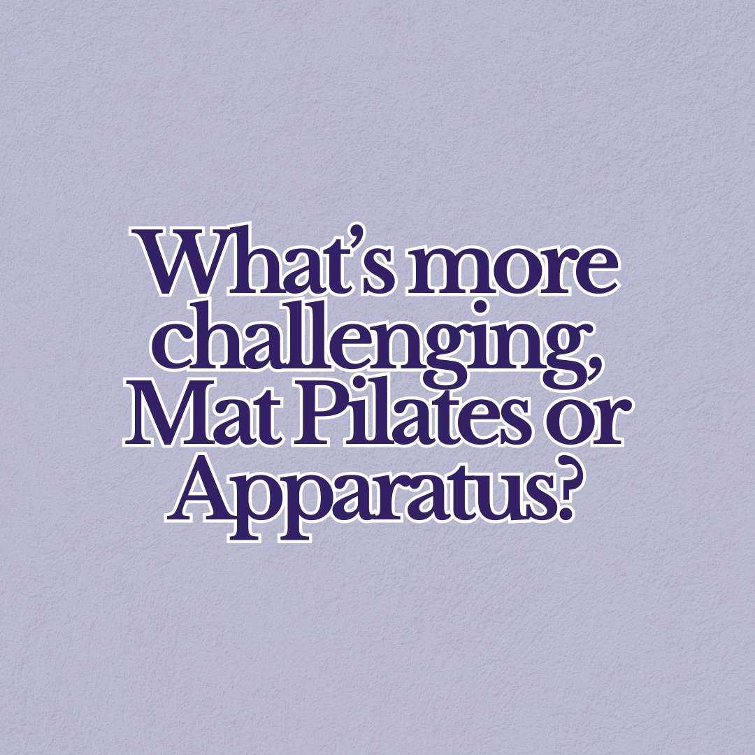 Mat or apparatus? 

As if we need to choose at The Pilates Project 💜

How about both?! Embrace the challenge and reap the rewards.

#MatPilates #PilatesGoals