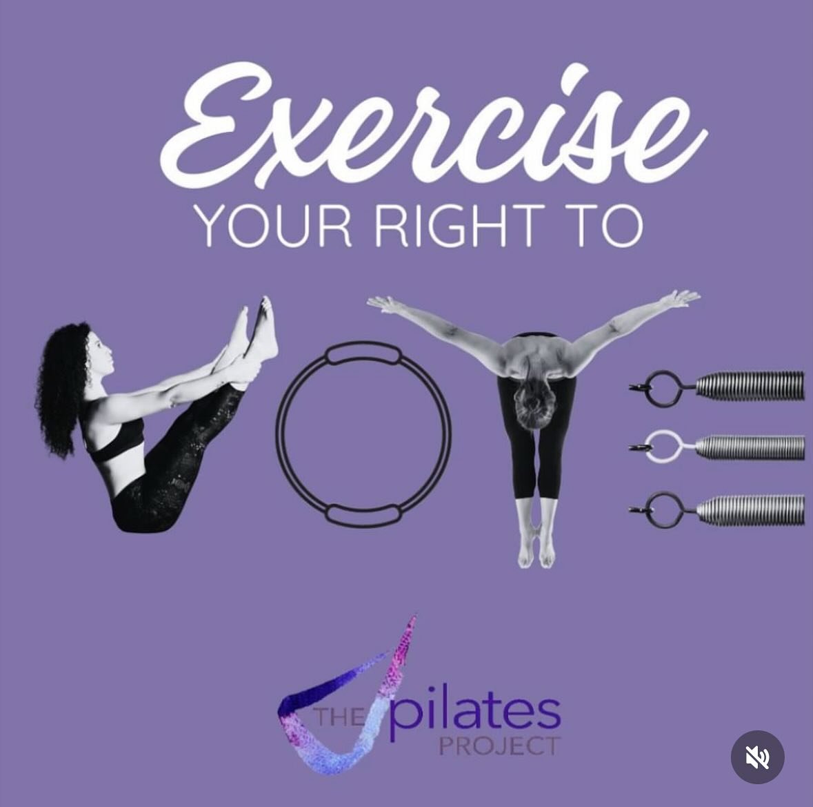 Don&rsquo;t forget to VOTE. @pilates #electionday2025