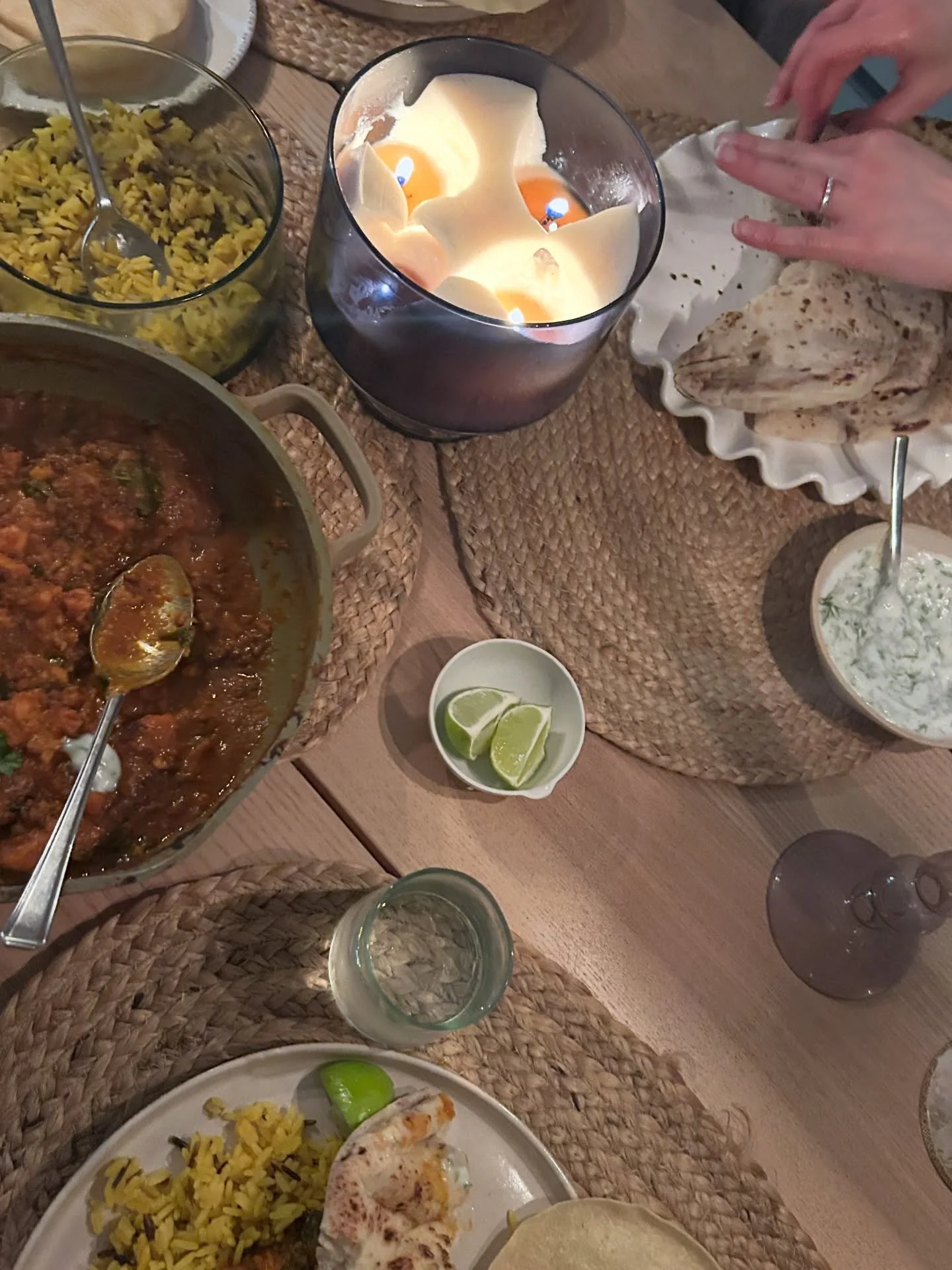 I took the blue out of Blue Monday by hosting an intimate little girls dinner on Monday evening - nothing complicated, just good food by candlelight, a little wine (it was a school night after all!) and great conversation. 

It emphasised to me the i