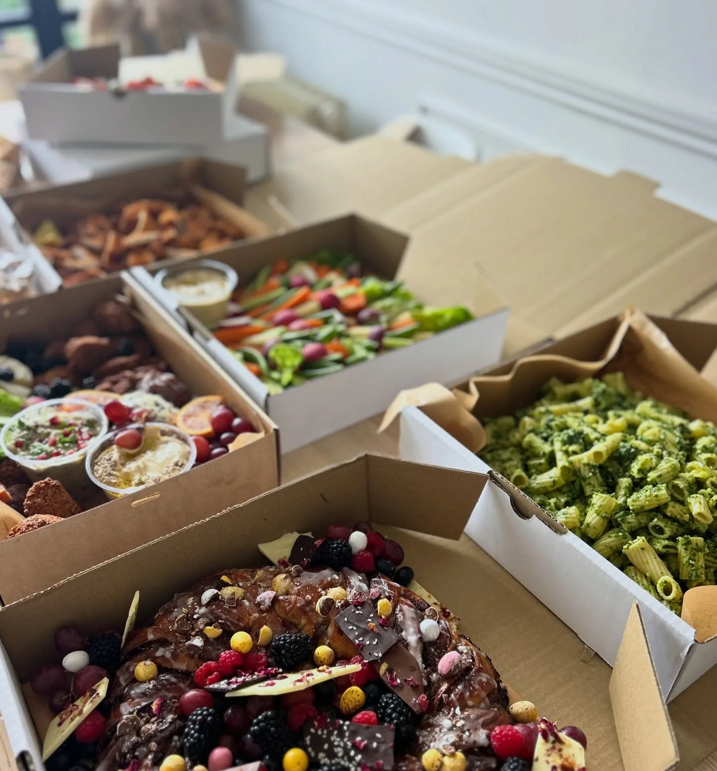 Lots of goodies leaving the kitchen today before some family time filled with fresh air &amp; of course lots of chocolate (and a little bit more baking because seemingly I can&rsquo;t sit still &amp; I got it in my head that I needed to make some gf 