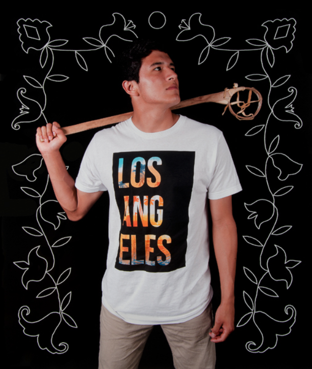 Tom Jones (b. 1964, Ho-Chunk Nation), Cyrus Ortiz (2016). digital photograph with bead work. 54 x 45 1/2 in. 137.16 x 115.57 cm. Bill Fromm & Jackie Hadl-Fromm, 2025.01. © Tom Jones. Photo: E.G. Schempf, 2025