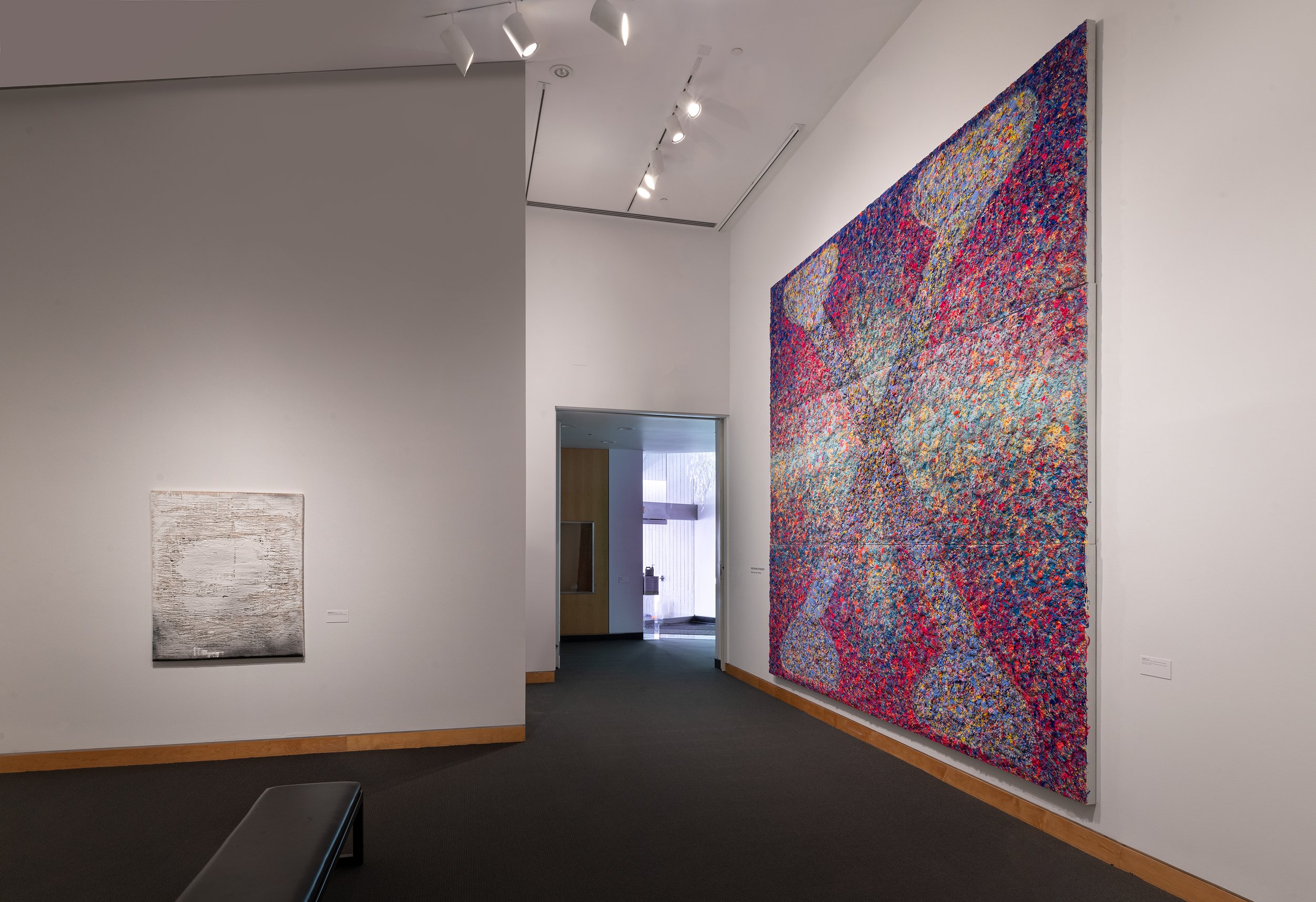 Installation view, "Vaughn Spann: Open Onto," March 19–June 13, 2021, Charlotte Crosby Kemper Gallery, Kemper Museum of Contemporary Art. Photo: E. G. Schempf, 2021.
