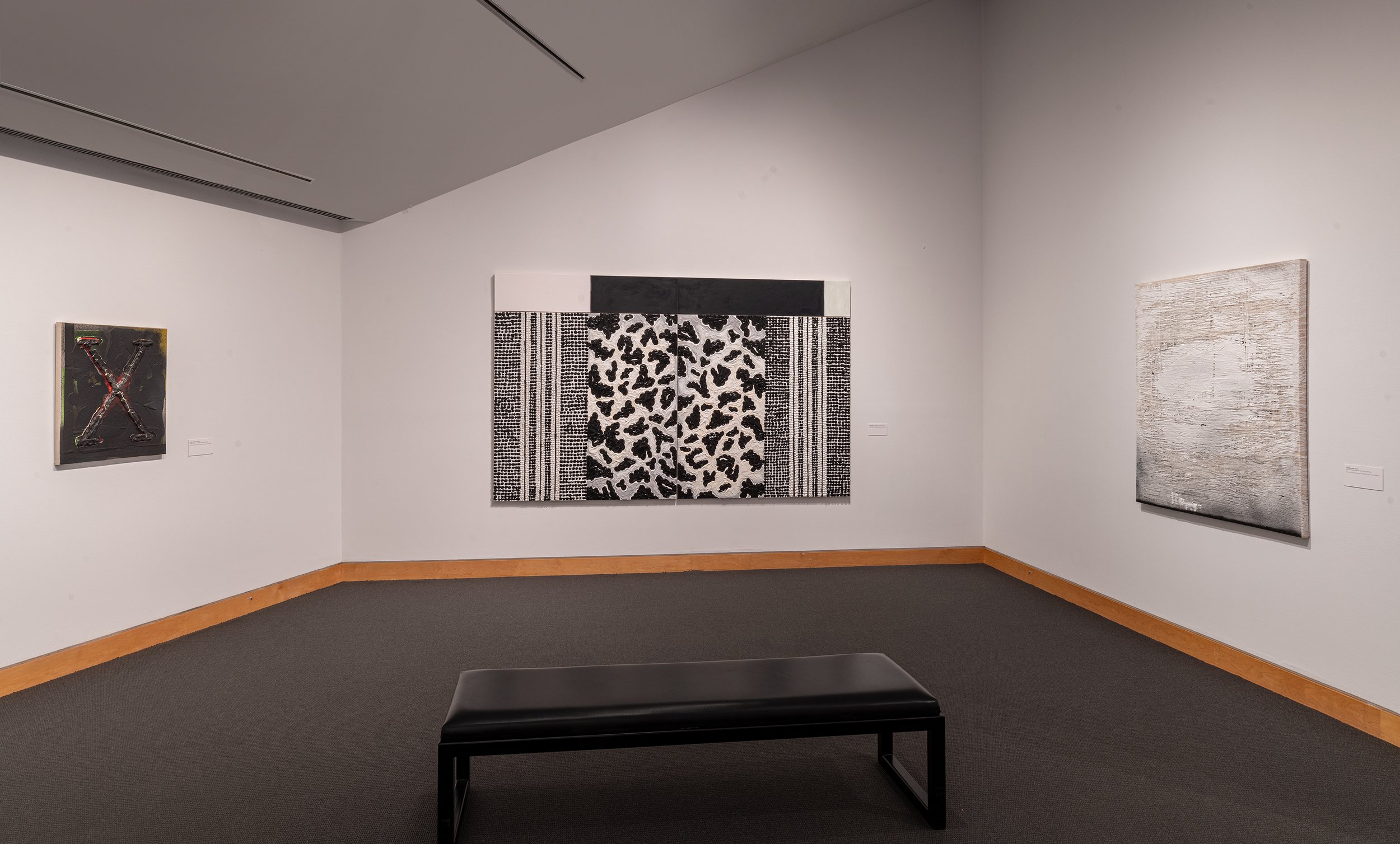 Installation view, "Vaughn Spann: Open Onto," March 19–June 13, 2021, Charlotte Crosby Kemper Gallery, Kemper Museum of Contemporary Art. Photo: E. G. Schempf, 2021.
