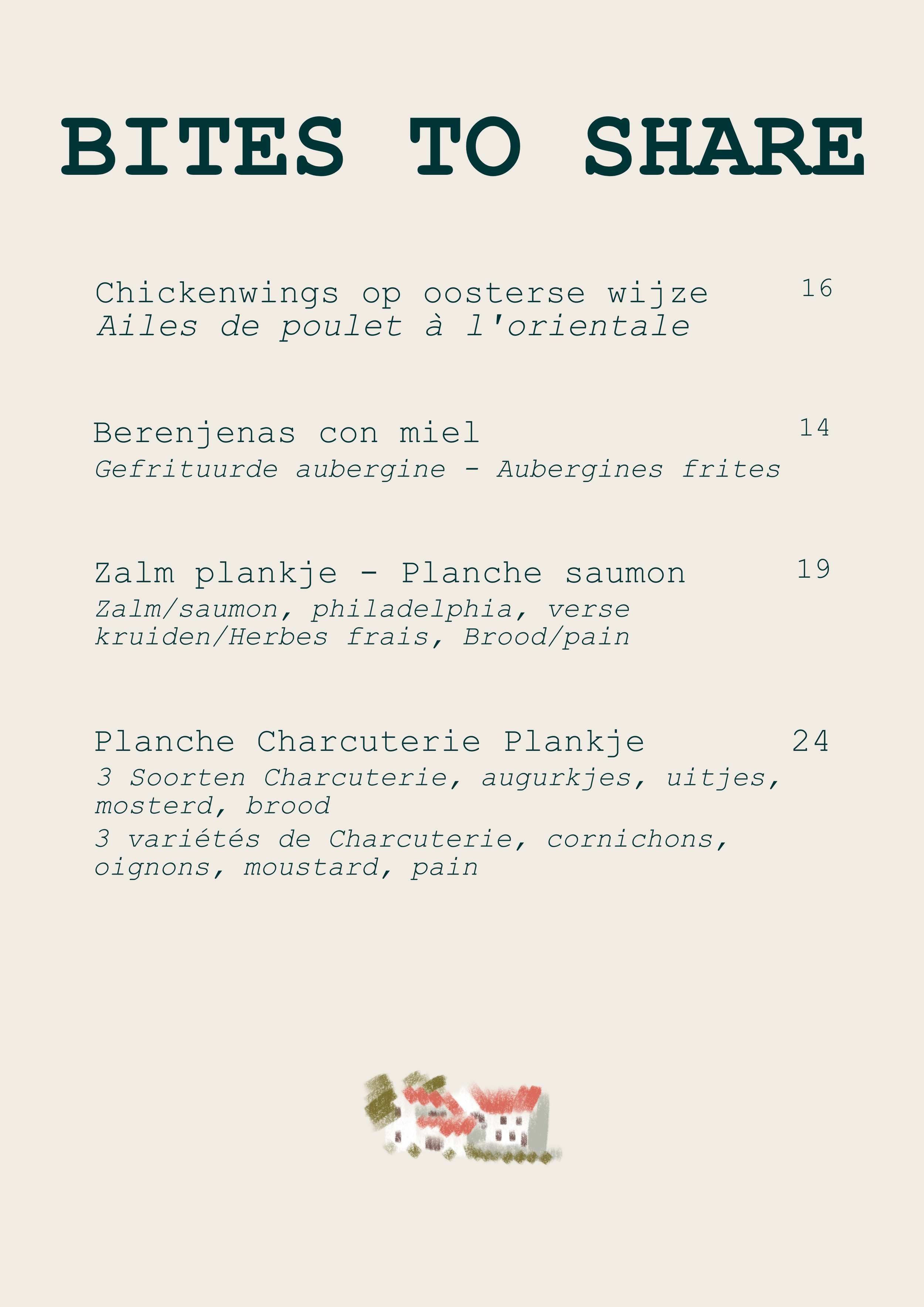 Bites To Share Menu Kwadeplas