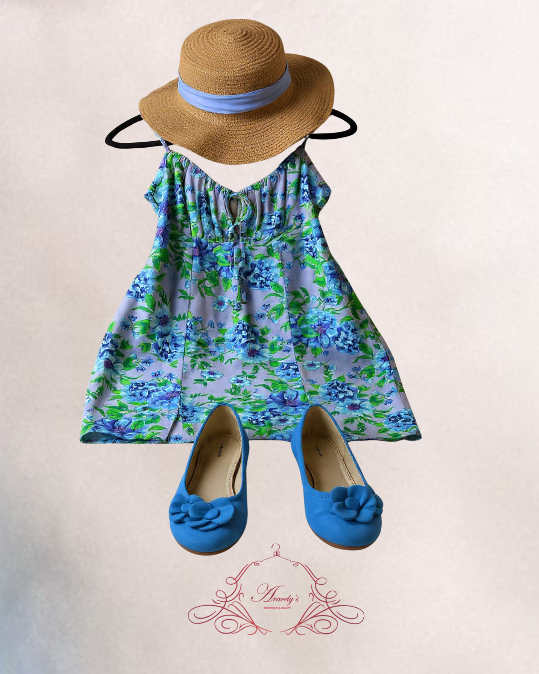 Floral-print A-line dress -Wild Fable