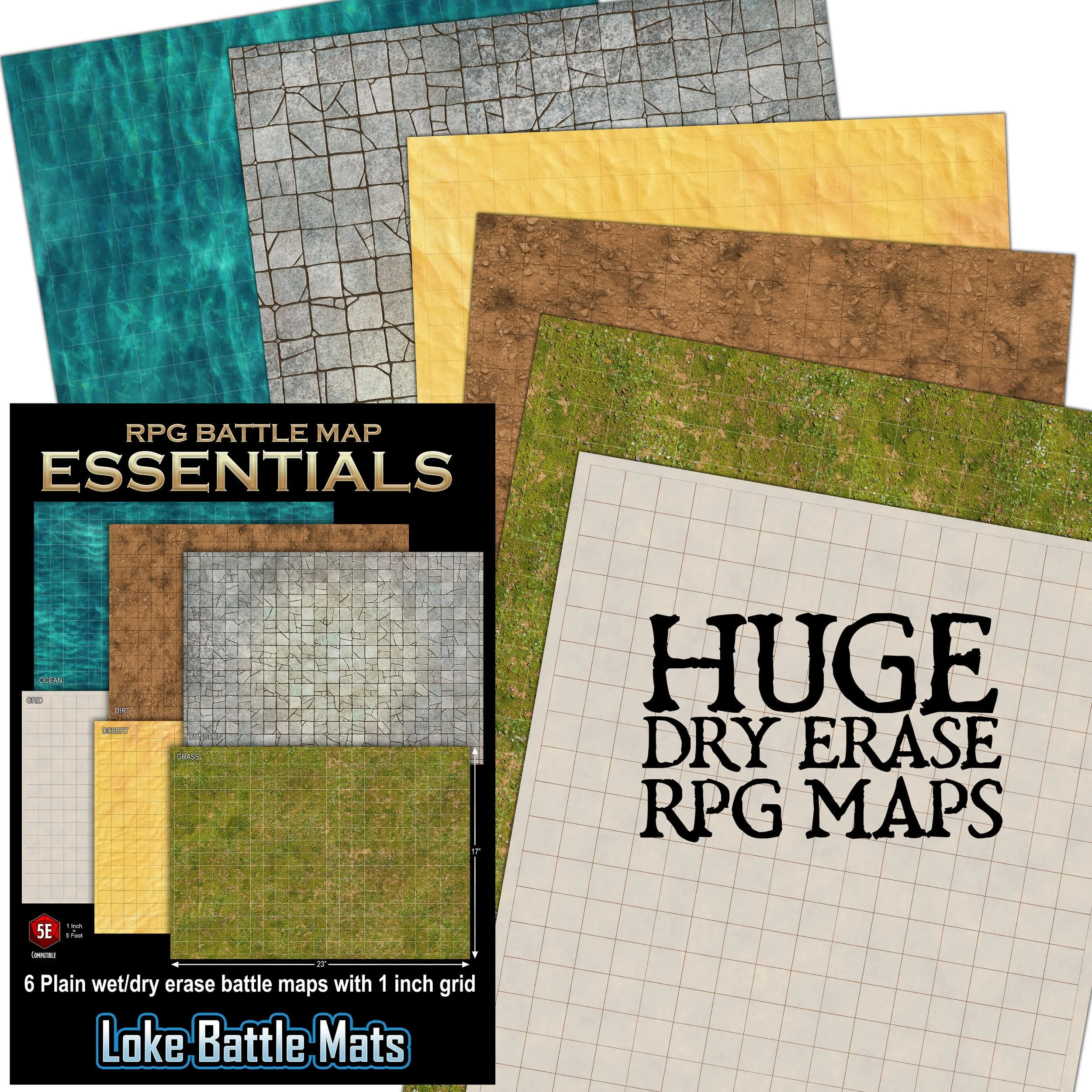 (Preorder) Essential RPG Battle Maps - Starter Set