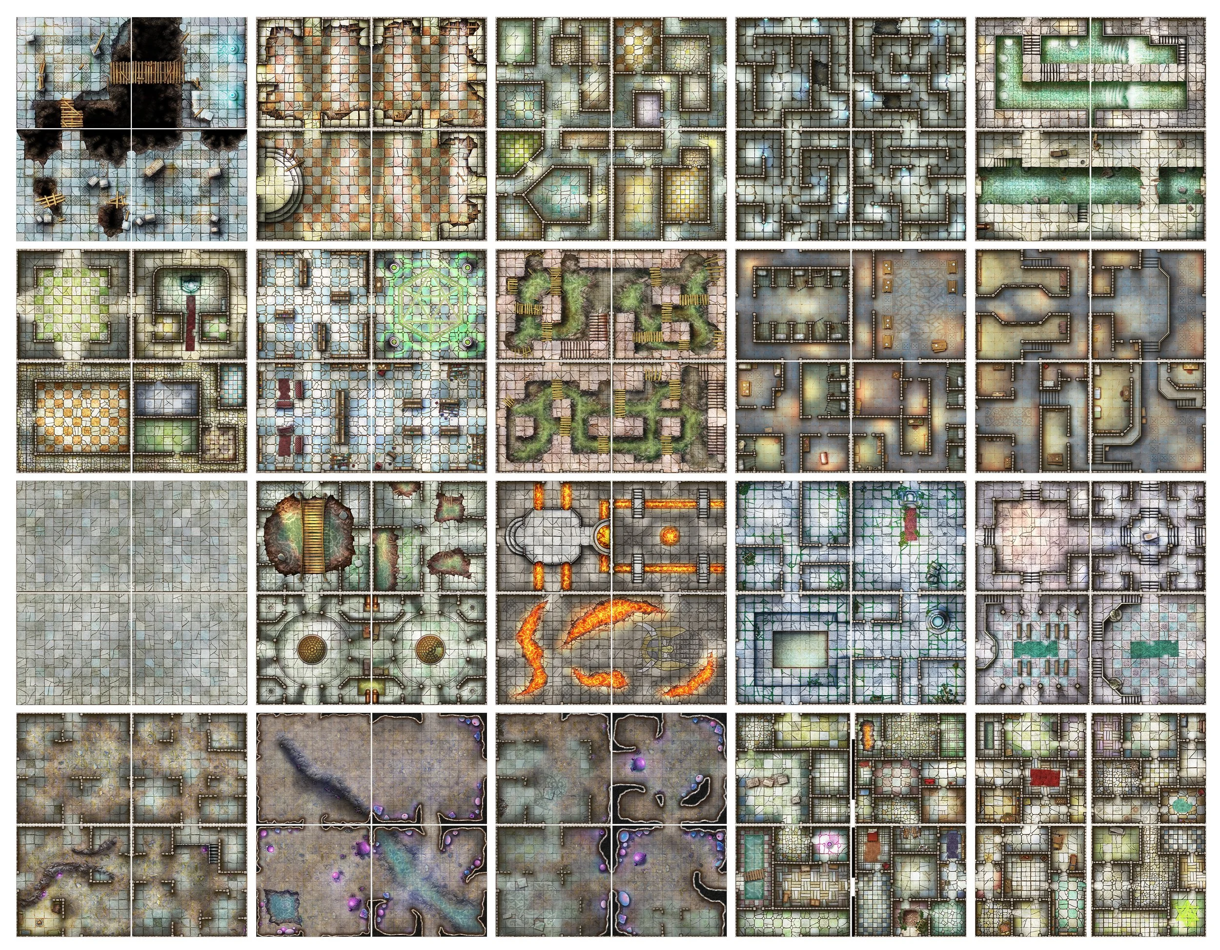 RPG Dungeon maps