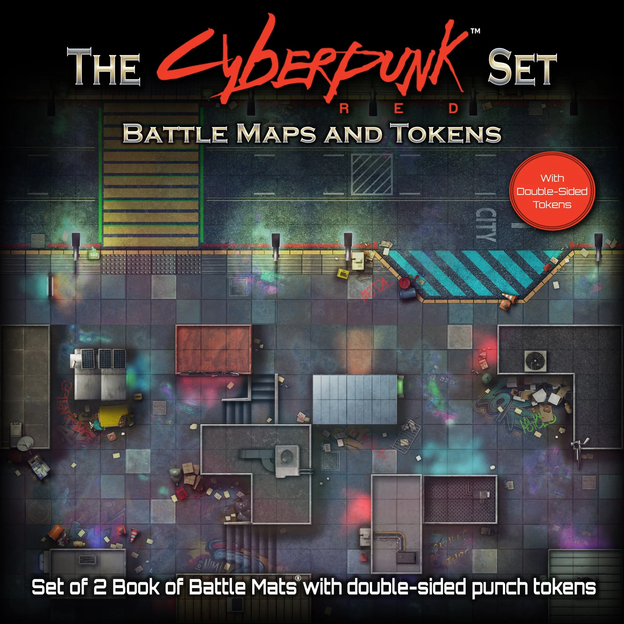 The Cyberpunk RED Set - Maps and Tokens for Cyberpunk RED