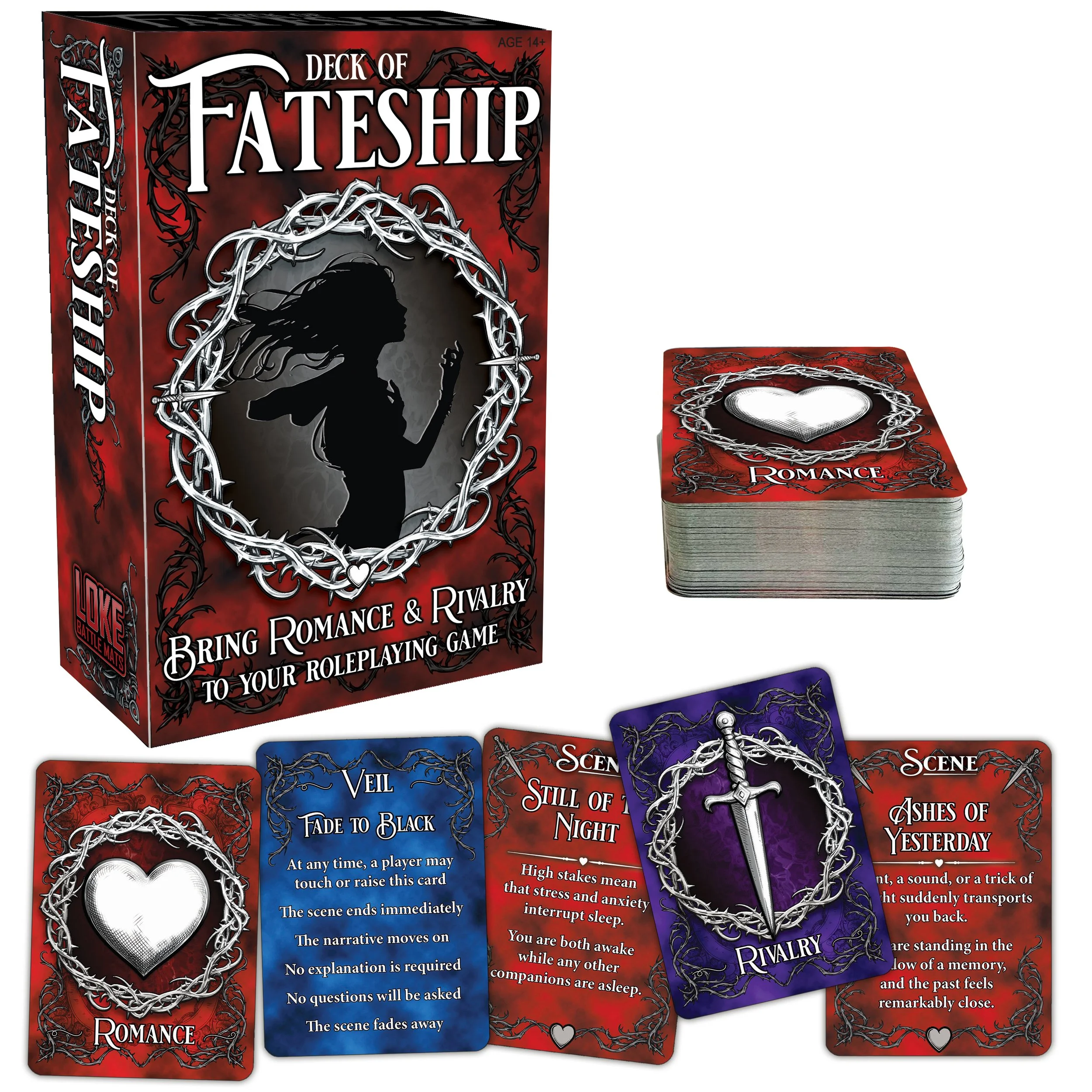 Deck of Fateship - Bring Romance and Rivalry to your roleplaying game Pre order to ship in March