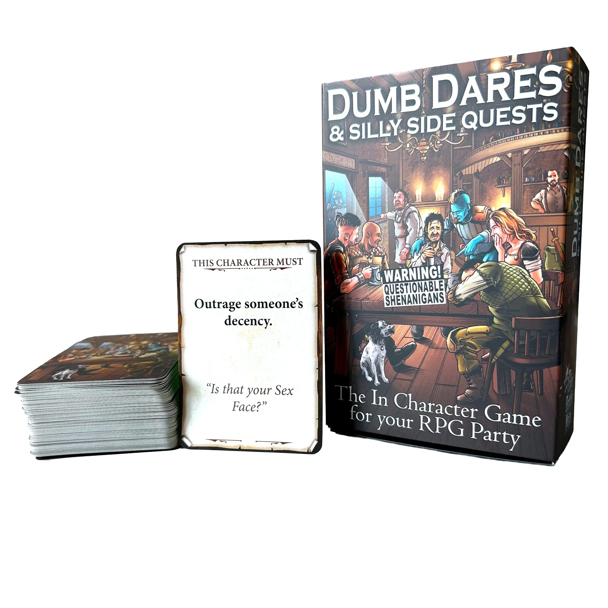 deck of RPG in character party game dares perfect D&D Gift for critical role effect hilarious Roleplay