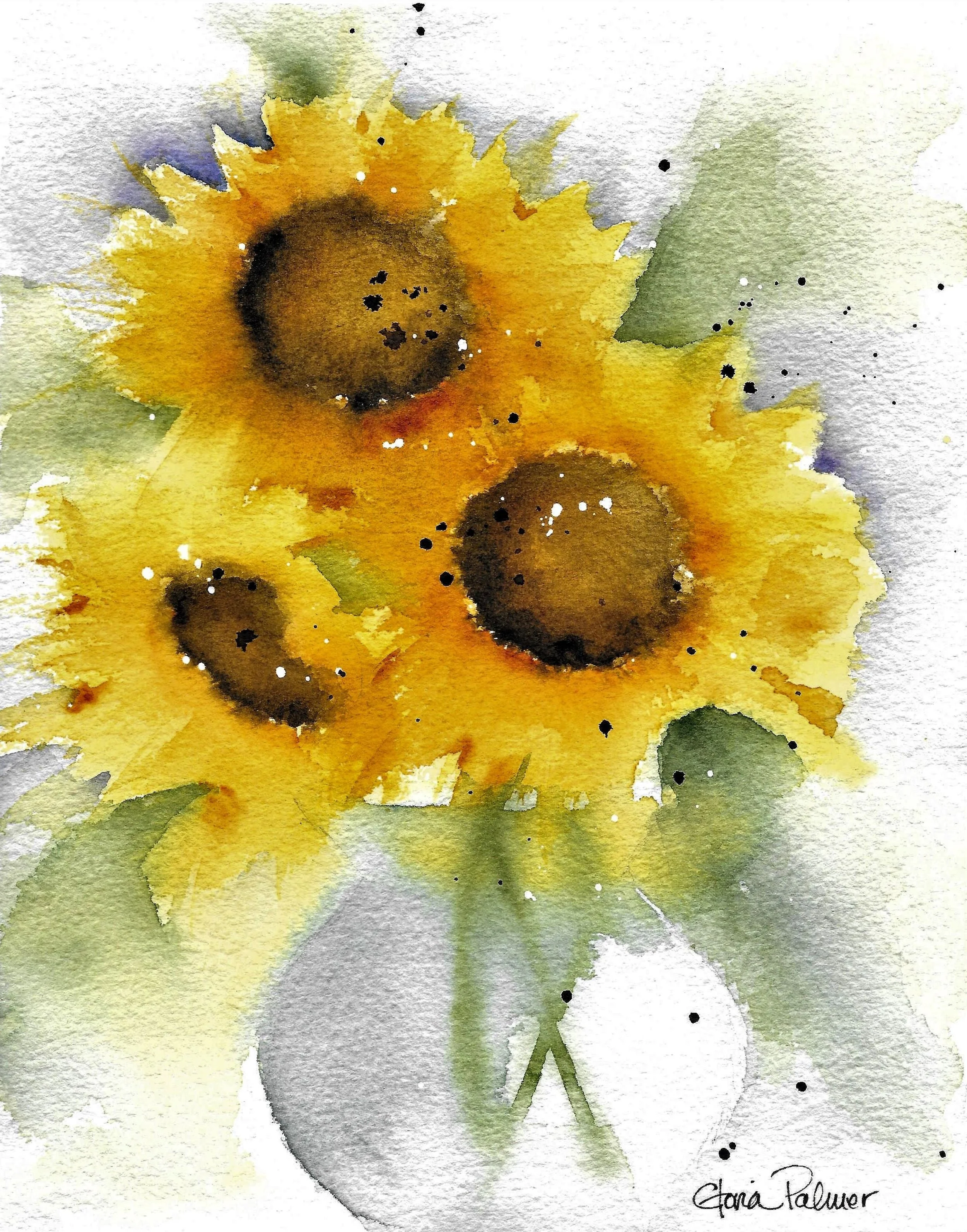 Sunflower Vase