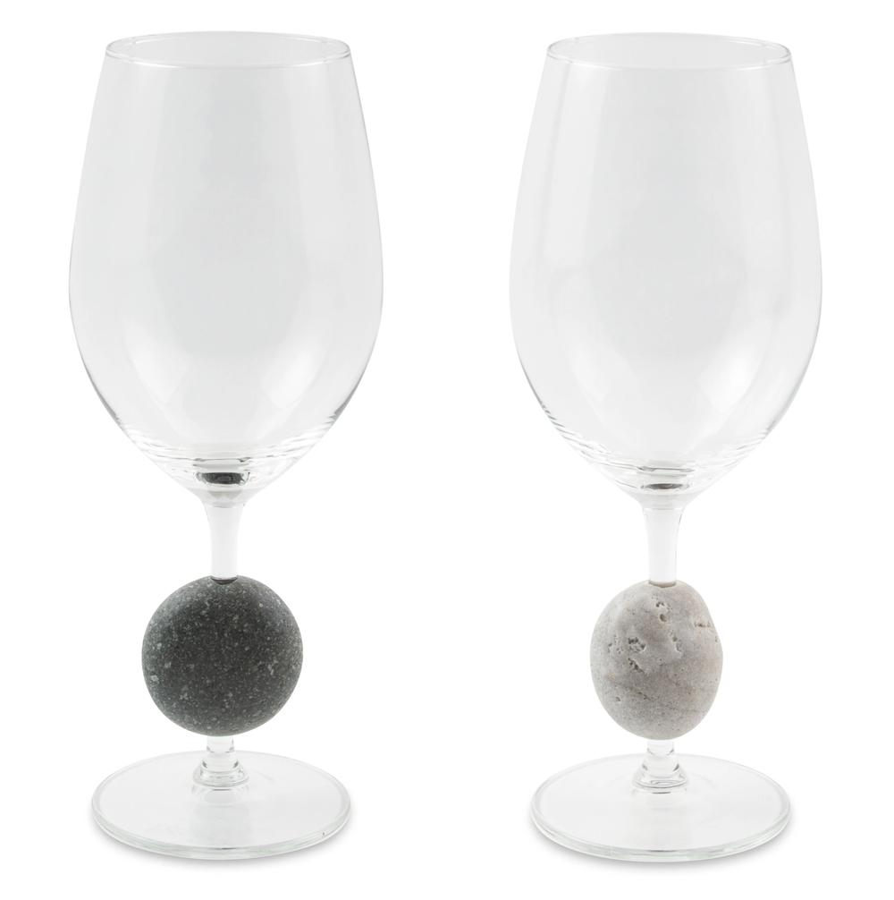 Stone Wine Glasses  Window Panes MDI