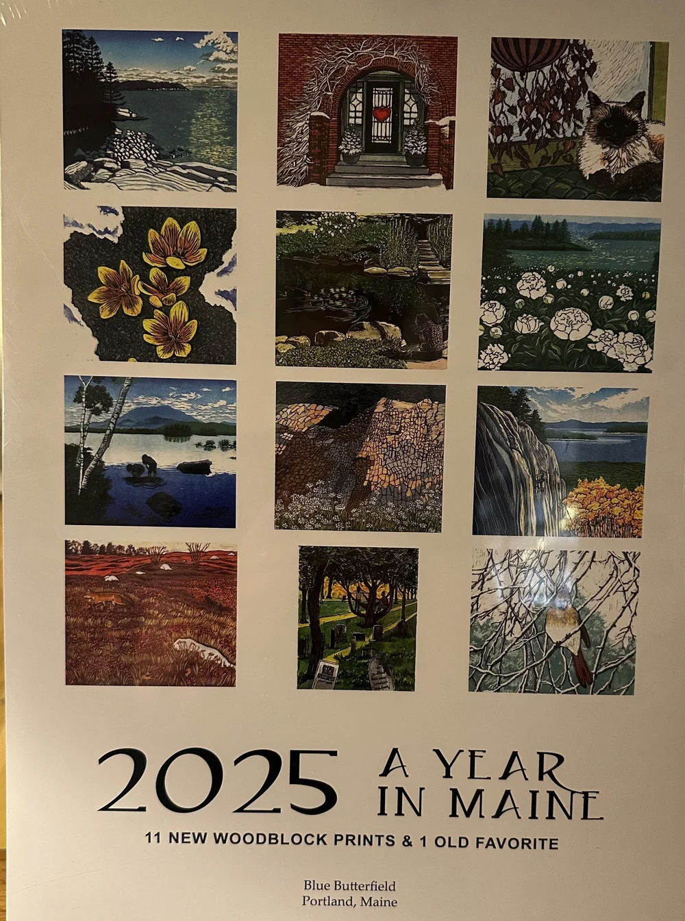 2025 Blue Butterfield Calendars — Window Panes MDI 2025-blue-butterfield-calendars-window-panes-mdi