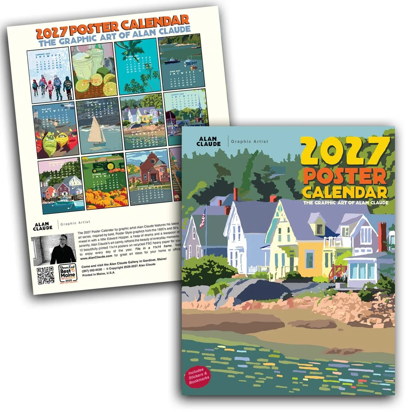 2027 Alan Claude Calendars