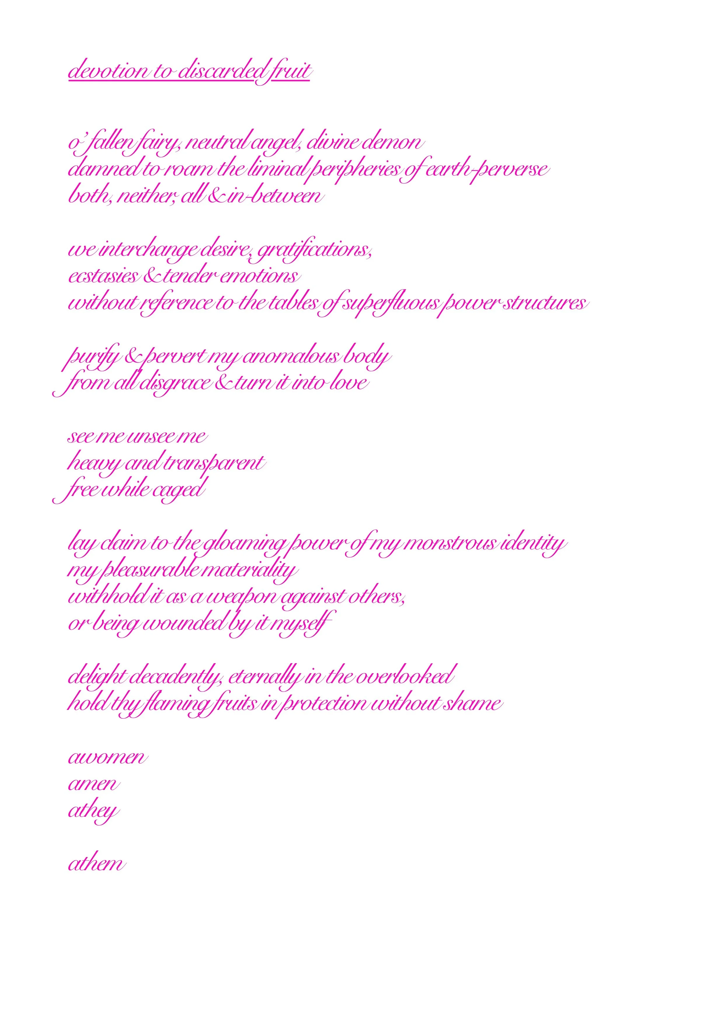 The Original Fig II, Poem, 2024