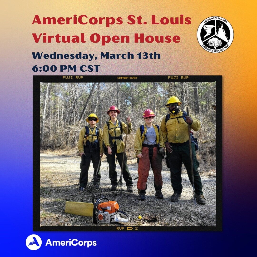 Are you interested in joining our Emergency Response Team program but have questions? Confused about what AmeriCorps is? What's corps life like? We welcome interested applicants to join AmeriCorps St. Louis staff for an open house Q&amp;A session to 