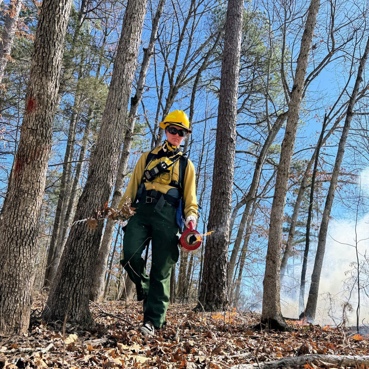 In anticipation of tomorrow's Women in Wildland Fire webinar (link in bio to register 🔥), check out what our very own women in fire were up to in March! Emily Ray recaps the experience she and Meredith Brown, our Wildland Fire Program Coordinator, h