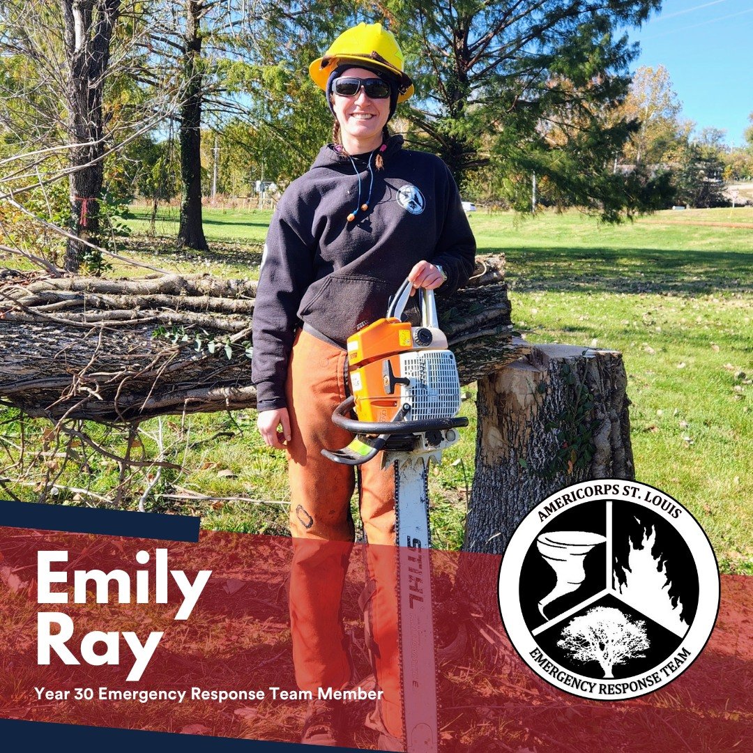 Hello hello! Today we bring to your feed a new addition to our member spotlights: #FellowFriday! Meet our fearless Field Specialist Fellow, Emily Ray. 

Emily was recently named AmeriCorps Member of the Year for the St. Louis Region by the Missouri C