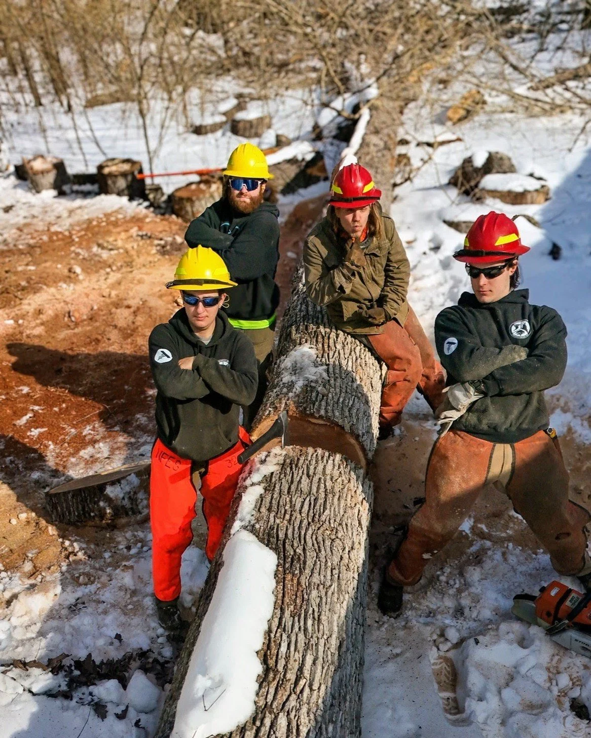 Throughout this service year, ACSTL crews have been serving with the @ozarkriverwaysnps for park improvements and disaster response and mitigation projects. Projects include campground recovery, historic structure stabilization, prescribed burn prepa