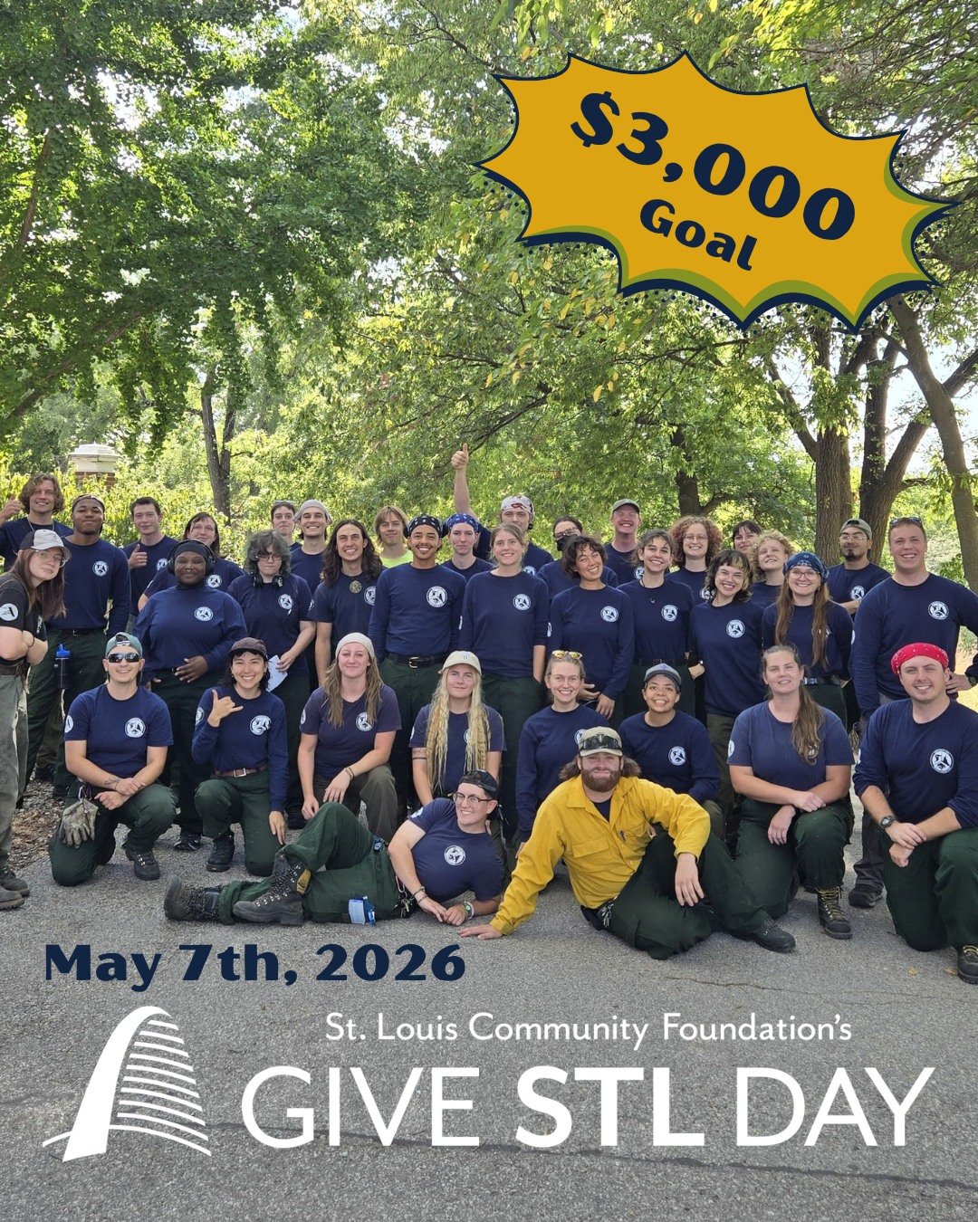 This year for Give STL Day, we're raising funds enhance our Member Support Fund. The Member Support Fund provides financial assistance to individuals currently serving in our program who have experienced an unexpected expense that may impact their ab