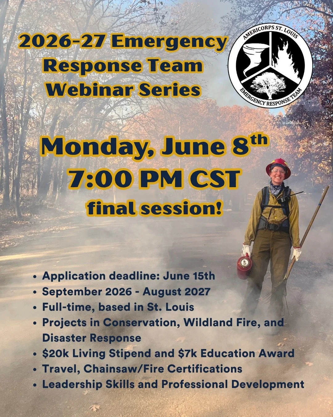 Interested in applying for our Emergency Response Team for the 2026-27 term, but have questions and want to learn more? Register for our final info session on Monday! Link in bio to register. Can't make it? Sign up anyways and we will send you the re