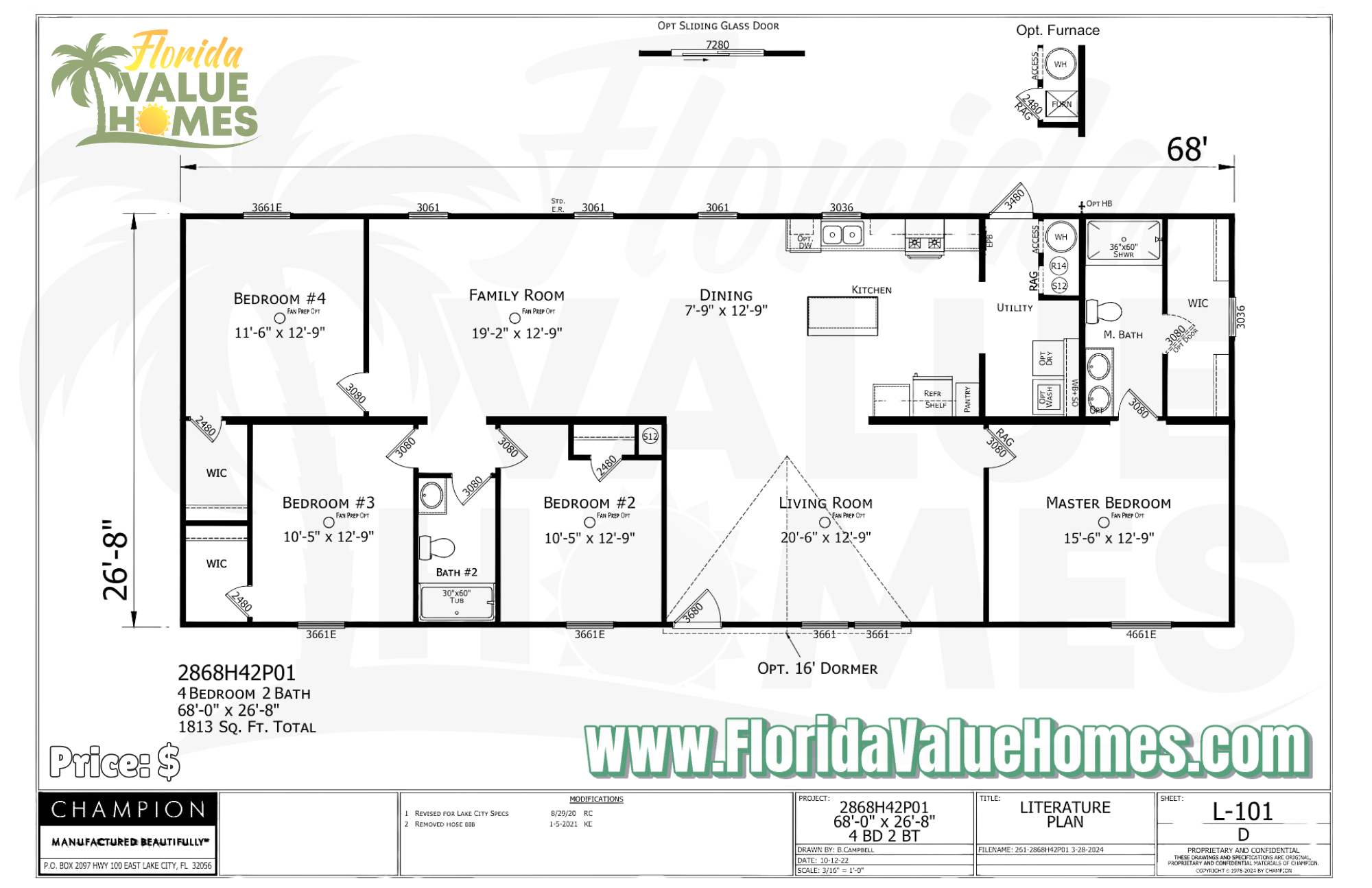 Prime 28 x 68 4B/2BA
