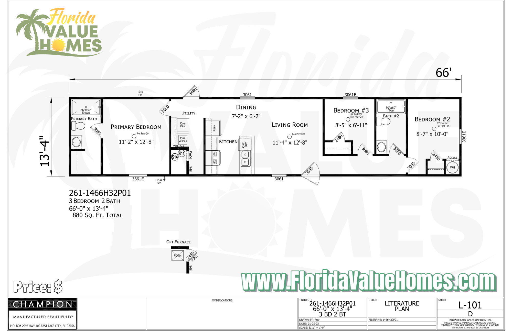 Prime 14 x 66 3B/2BA