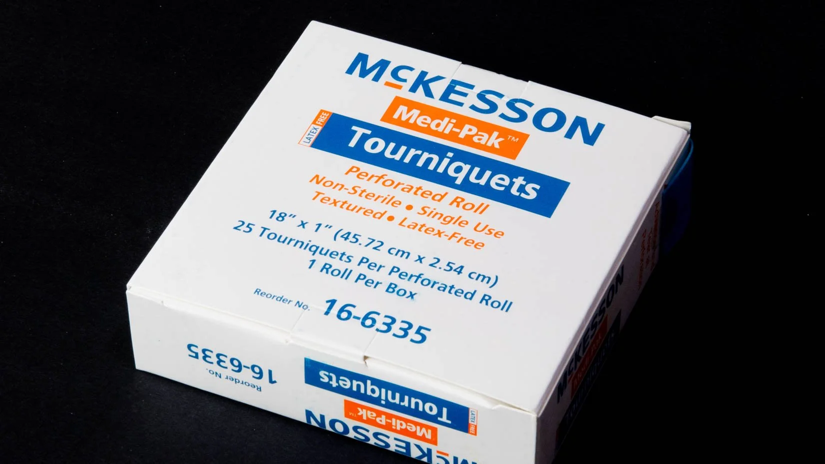 McKesson Tourniquet Strap 18 x Blue Rolled