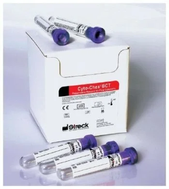 Cyto-Chex® BCT Venous Blood Collection Tube K3 EDTA / Immunophenotyping Preservative Additive 100 X 5 mL Conventional Closure Glass Tube
