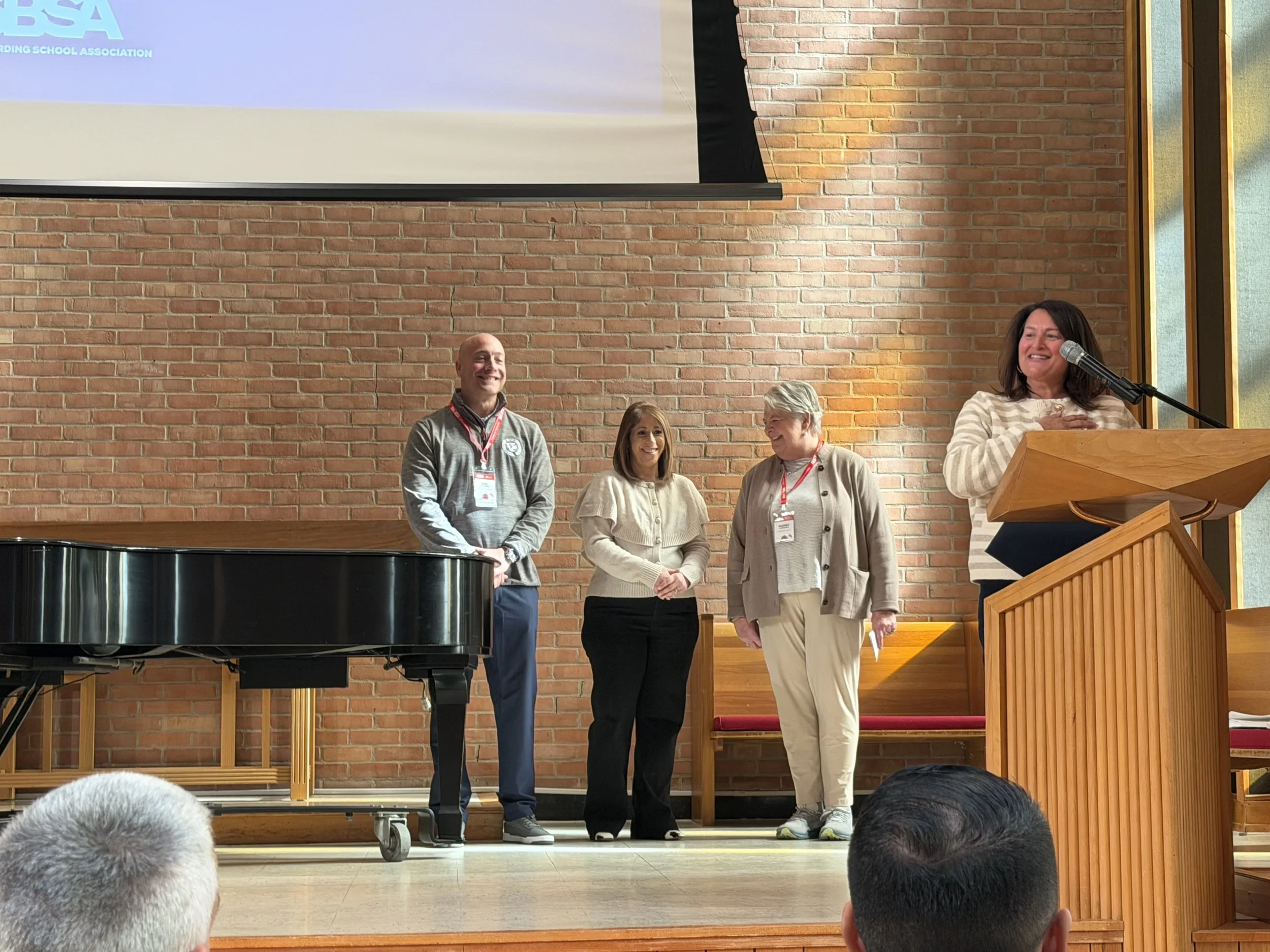 Krissy Naspo receives the Small Boarding School Association 2026 Gorman Award